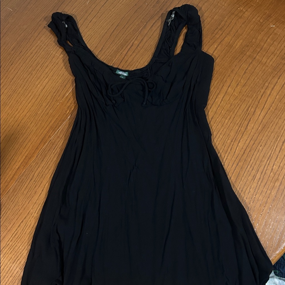 Wild Fable Black Textured Top